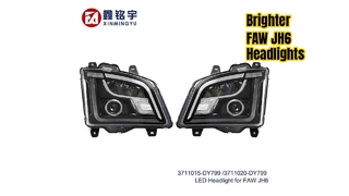 FAW JH6 รถบรรทุก LED ไฟหน้าสว่างขึ้นอัพเกรด